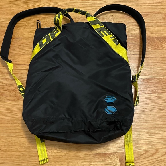 Off-White Men’s Nylon Logo Web-Handle Backpack - Picture 9 of 9